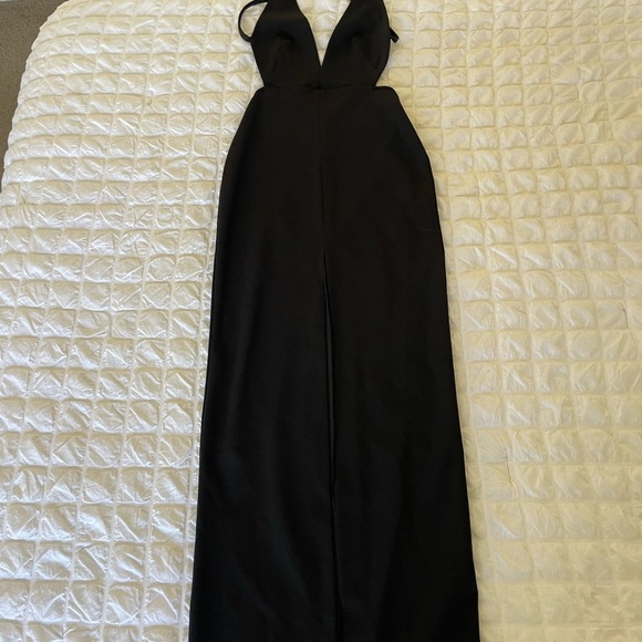 Solace London black Bacall backless midi dress - Picture 6 of 12